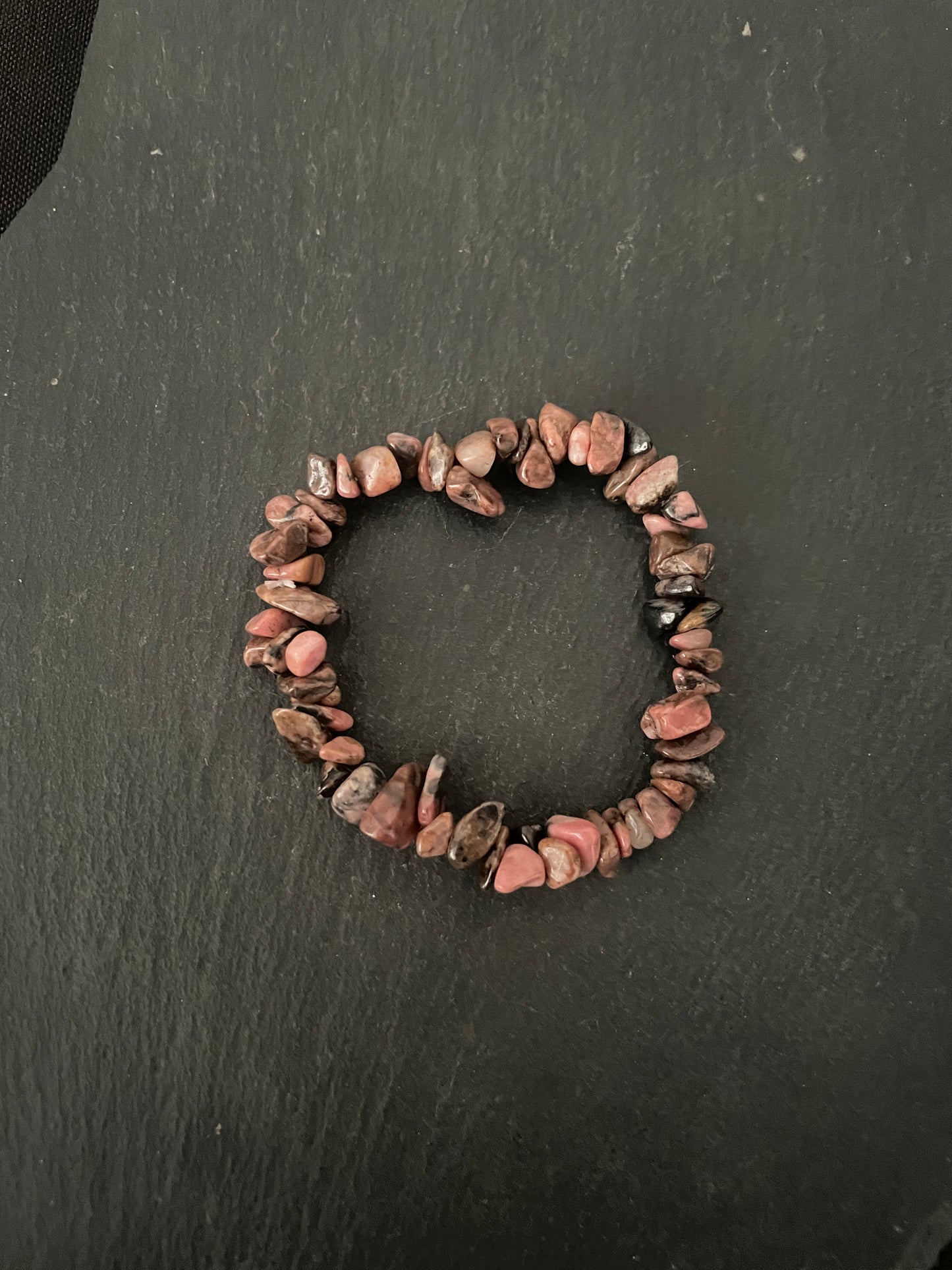 Rhodonite Chip Bracelet image 1