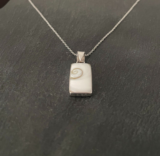 Shiva Shell Rectangle Pendant image 1