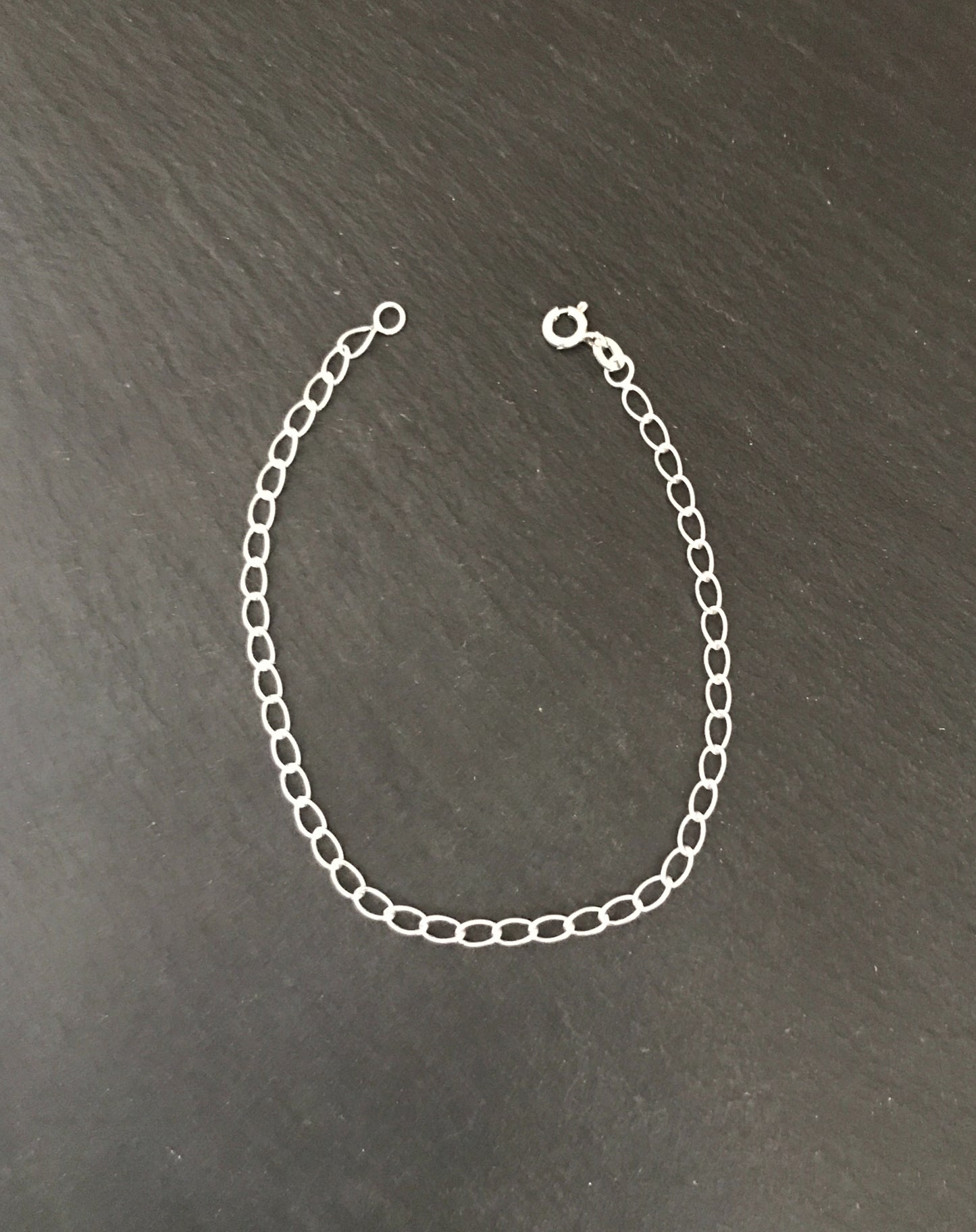 Sterling Silver Open Curb Chain Bracelet image 2
