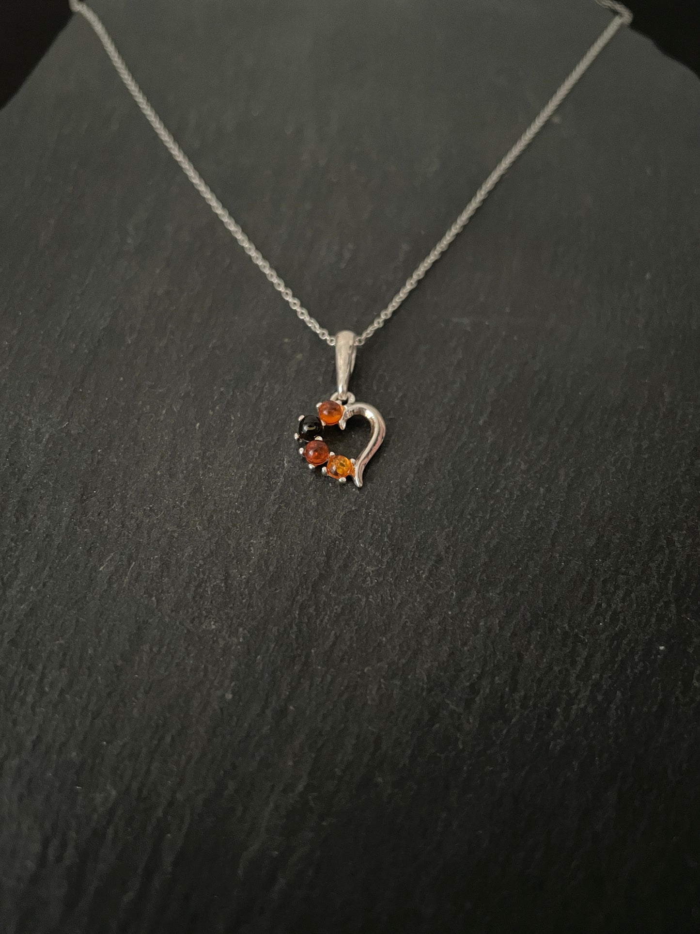 Amber Heart Pendant image 1