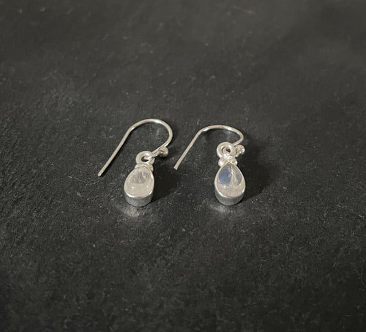 Moonstone Teardrop Earrings image 1