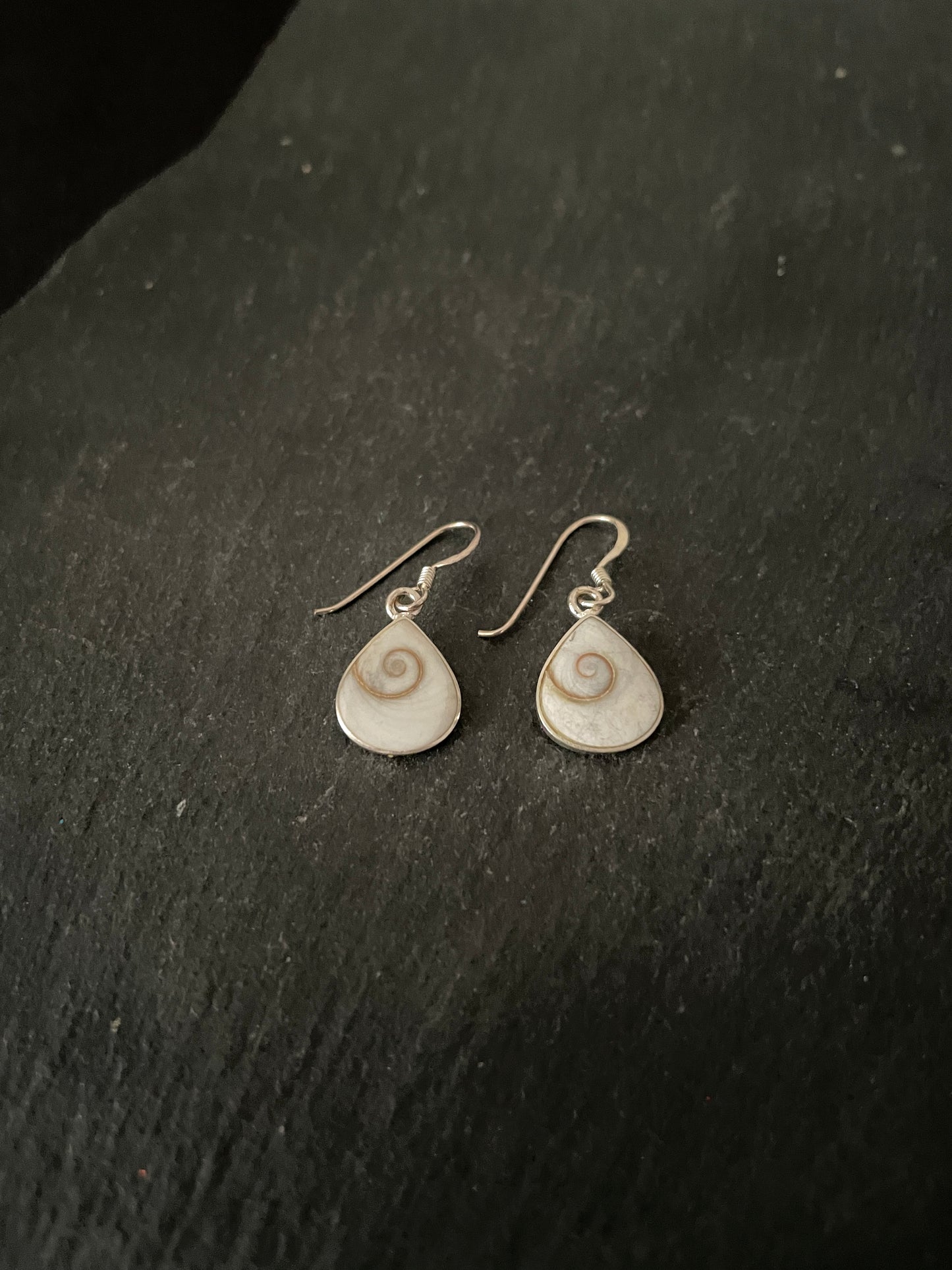 Shiva Shell Teardrop Earrings image 1