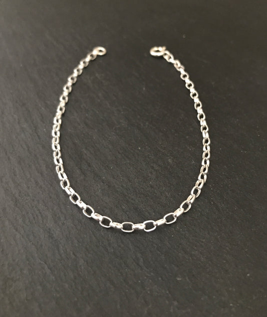 Sterling Silver Belcher Chain Bracelet image 1