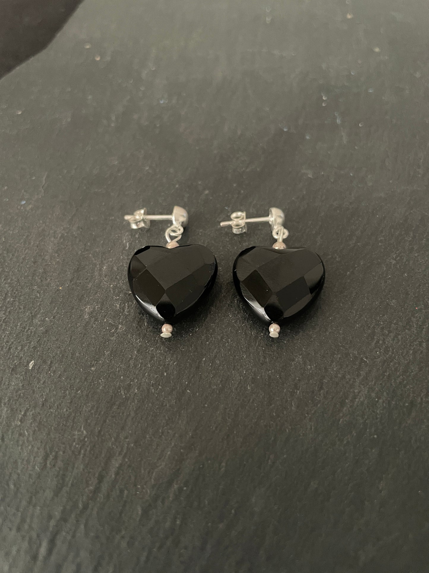 Black Onyx Earrings image 1
