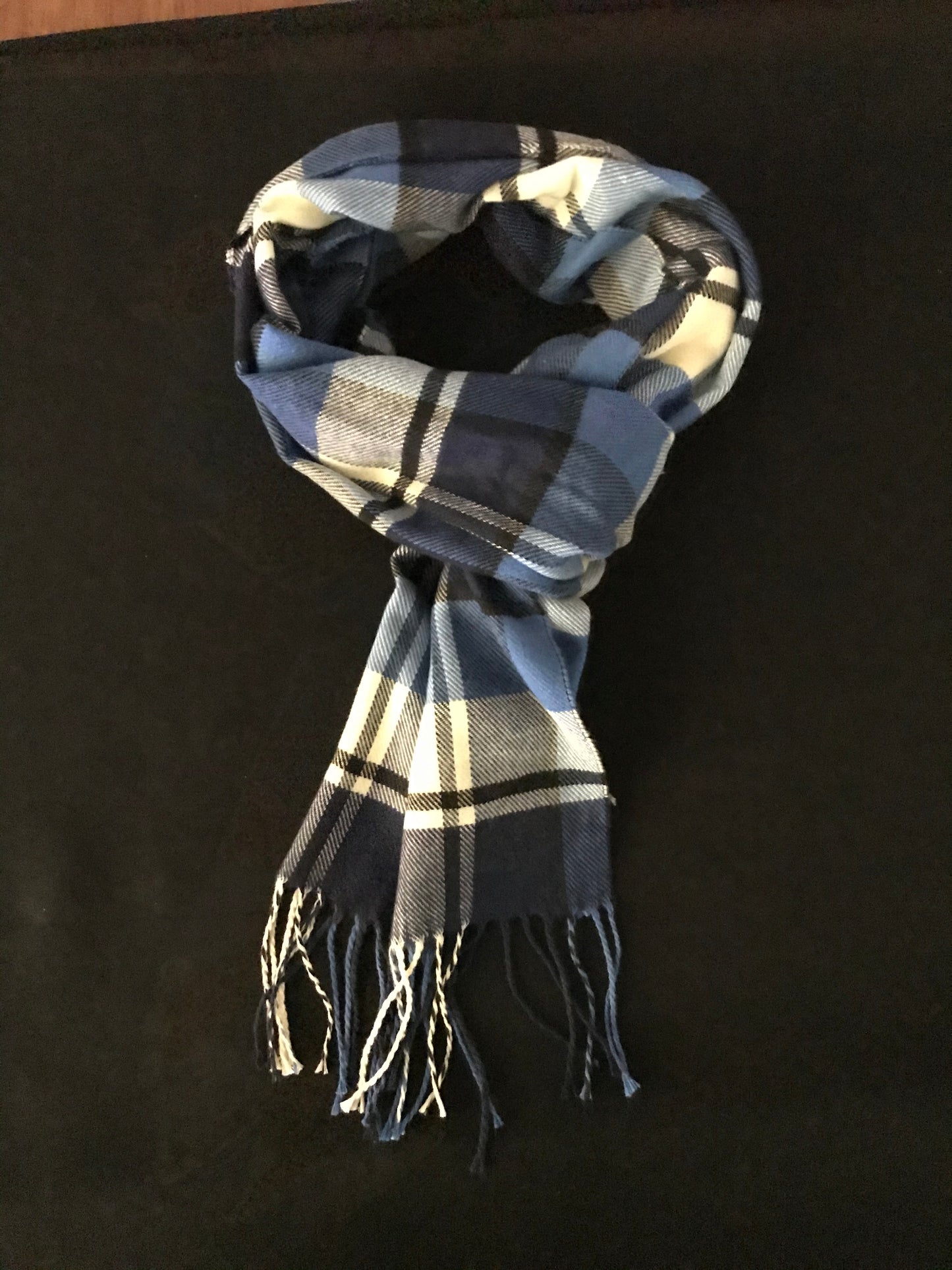 Blue and Cream Scarf image 0