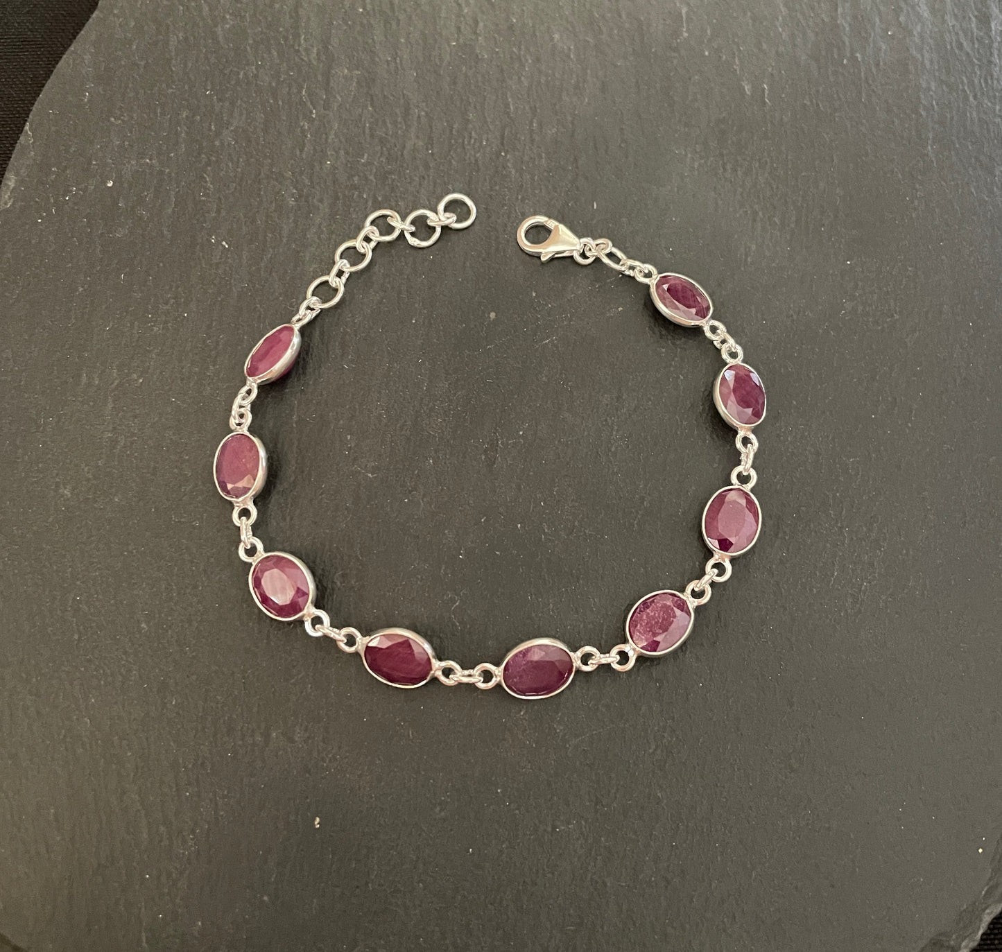 Oval Ruby Bracelet image 1