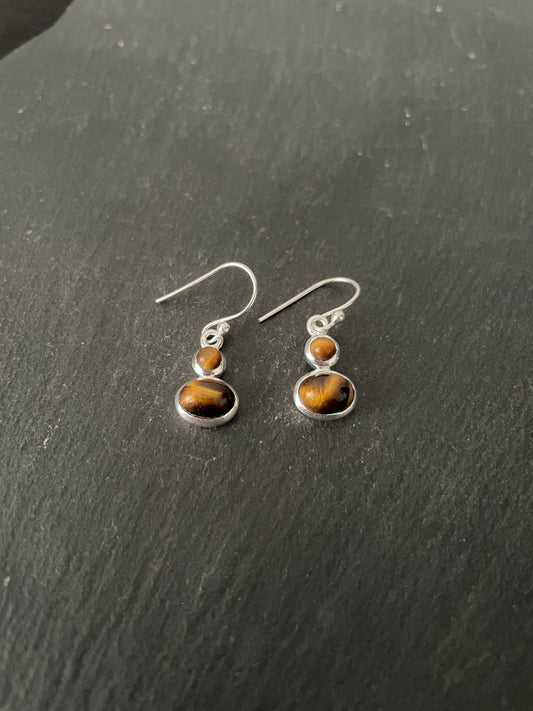 Tiger's Eye Earrings image 1