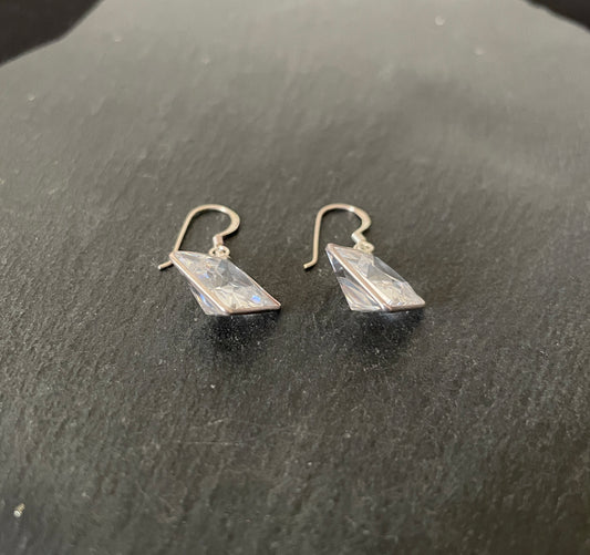 Cubic Zirconia Drop Earrings image 1