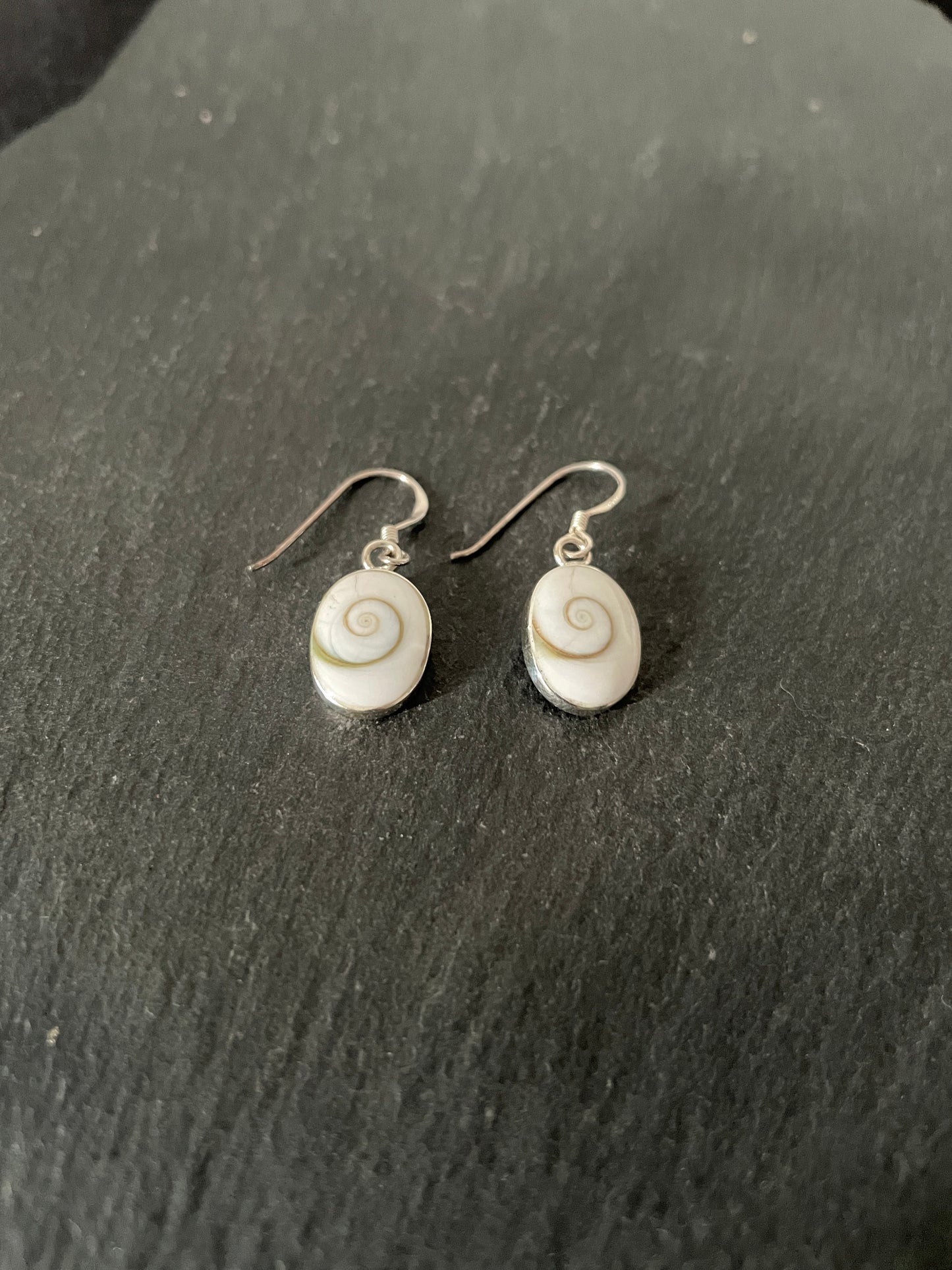 Shiva Shell Oval Earrings image 1