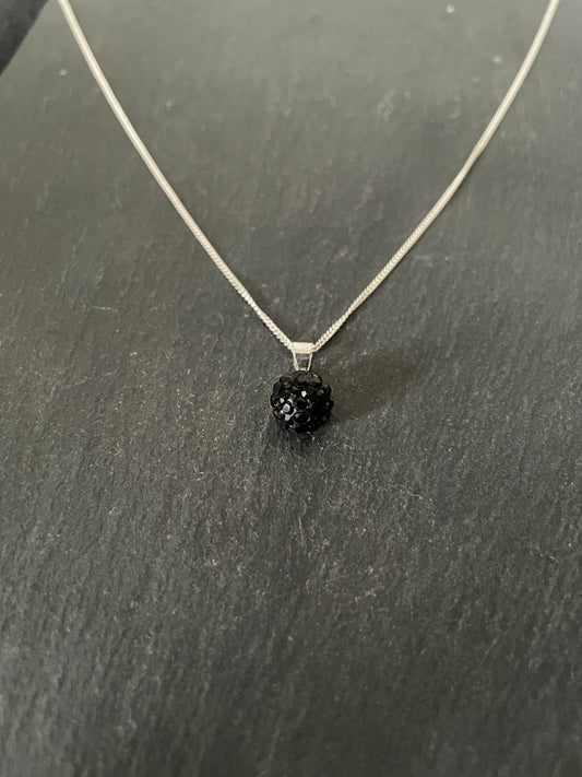 Cubic Zirconia Ball Pendant image 1