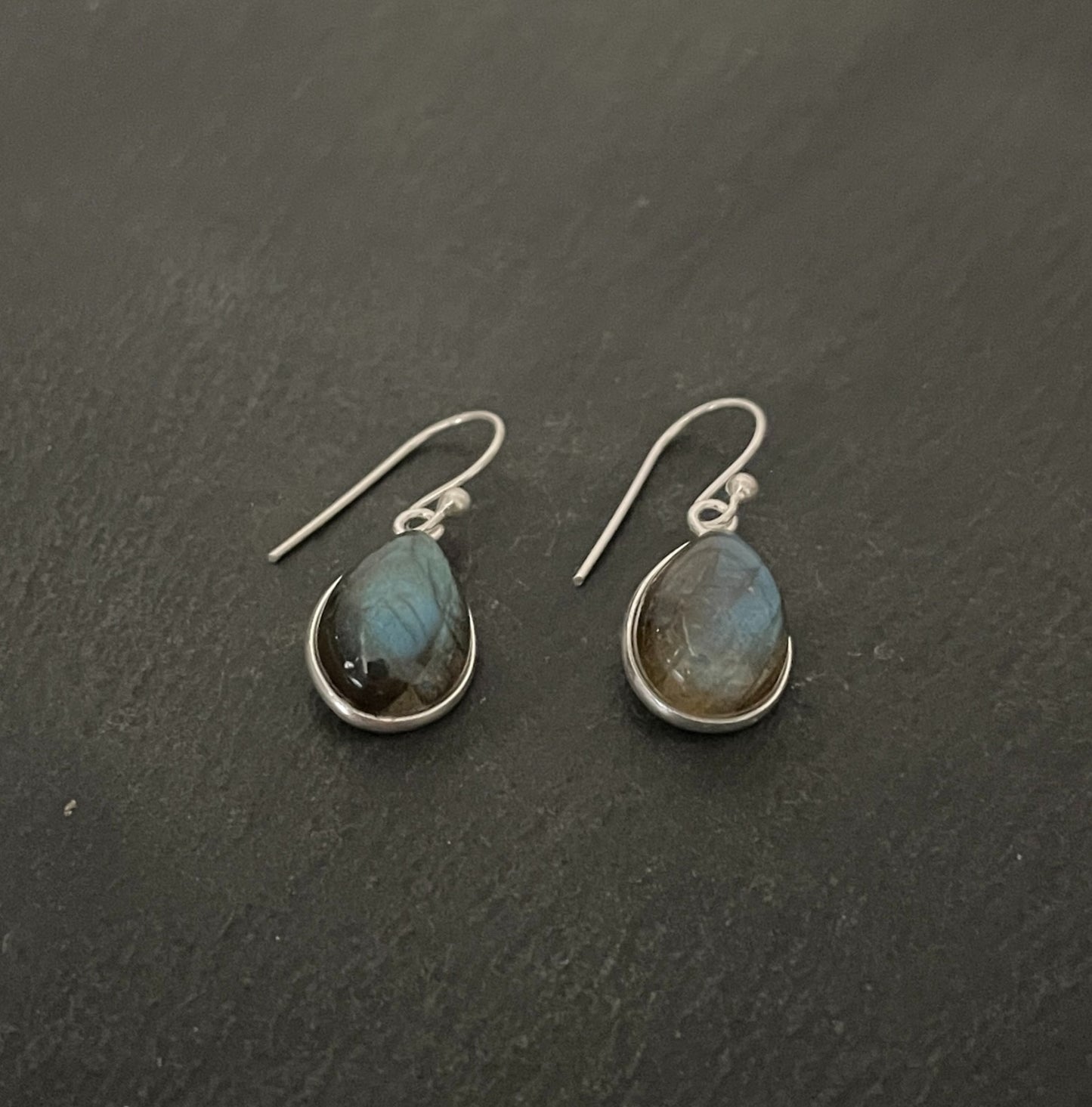 Labradorite Teardrop Earrings image 1