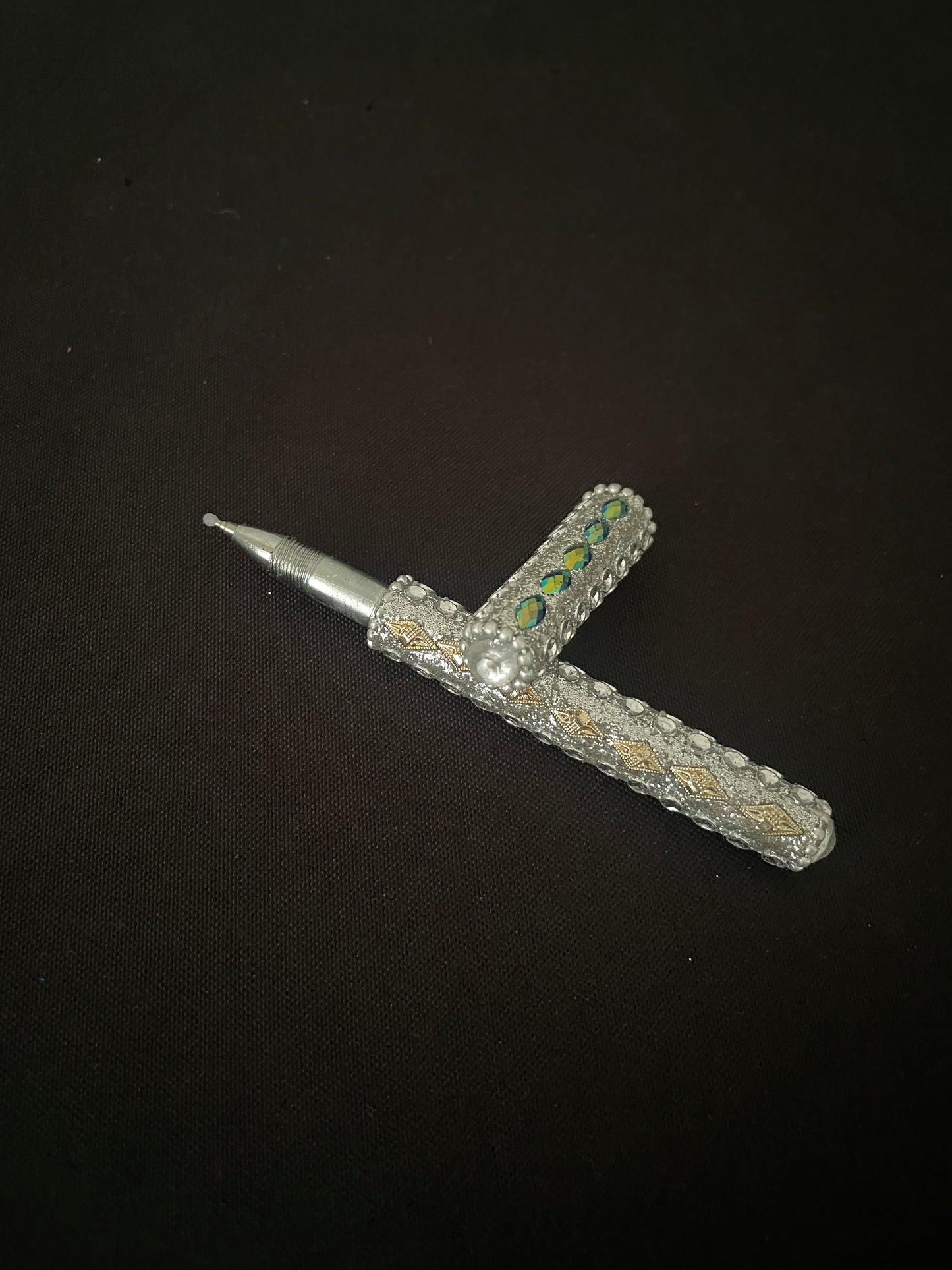 Silver Glitter Pen image 1