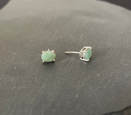 Emerald Stud Earrings