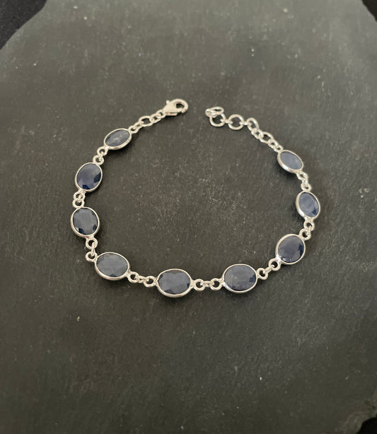 Oval Sapphire Bracelet