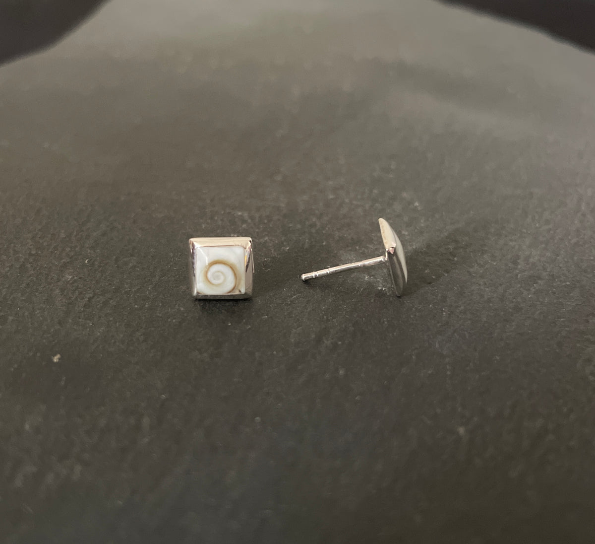 Shiva Shell Square Stud Earrings