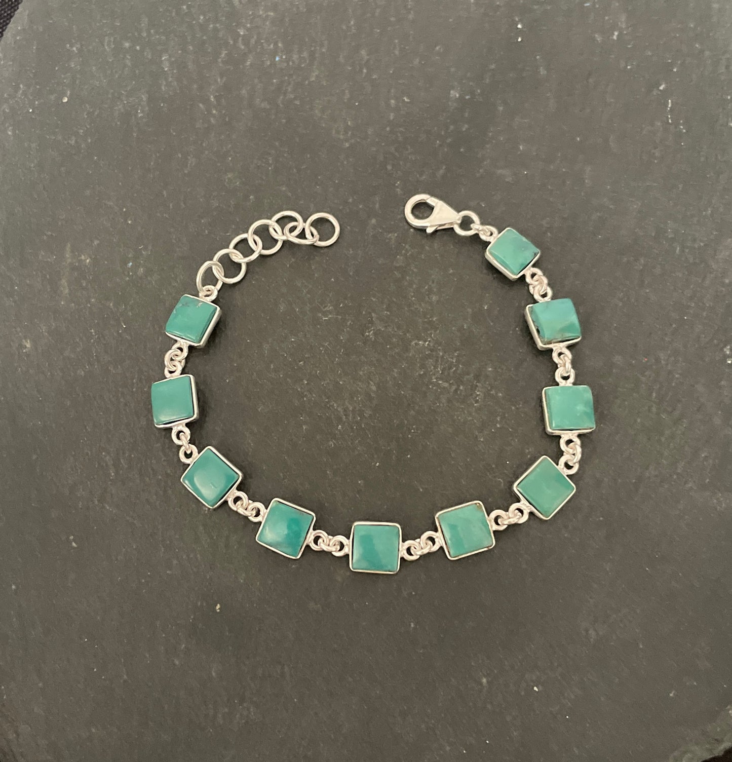 Square Turquoise Bracelet