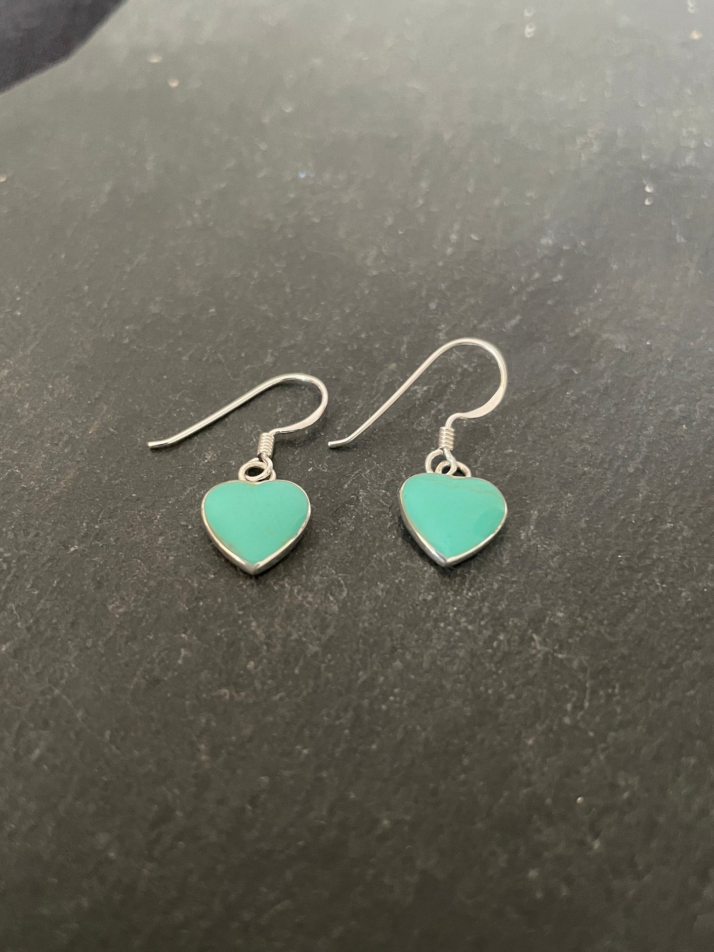 Turquoise Heart Earrings