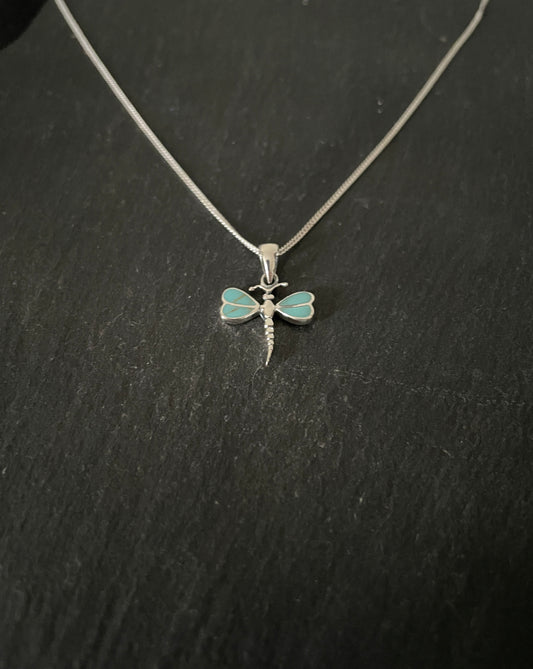 Turquoise Dragonfly Pendant