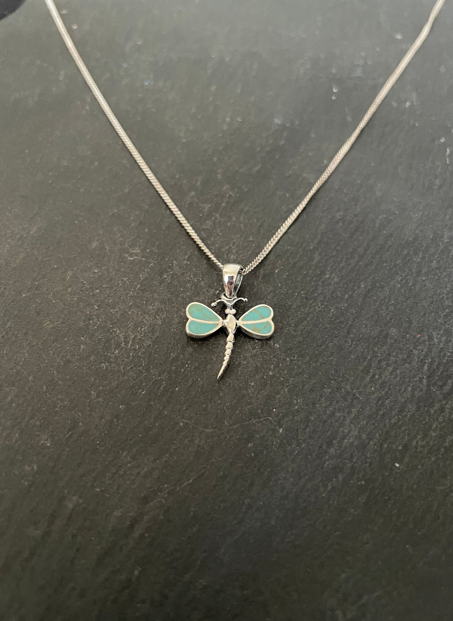 Turquoise Dragonfly Pendant