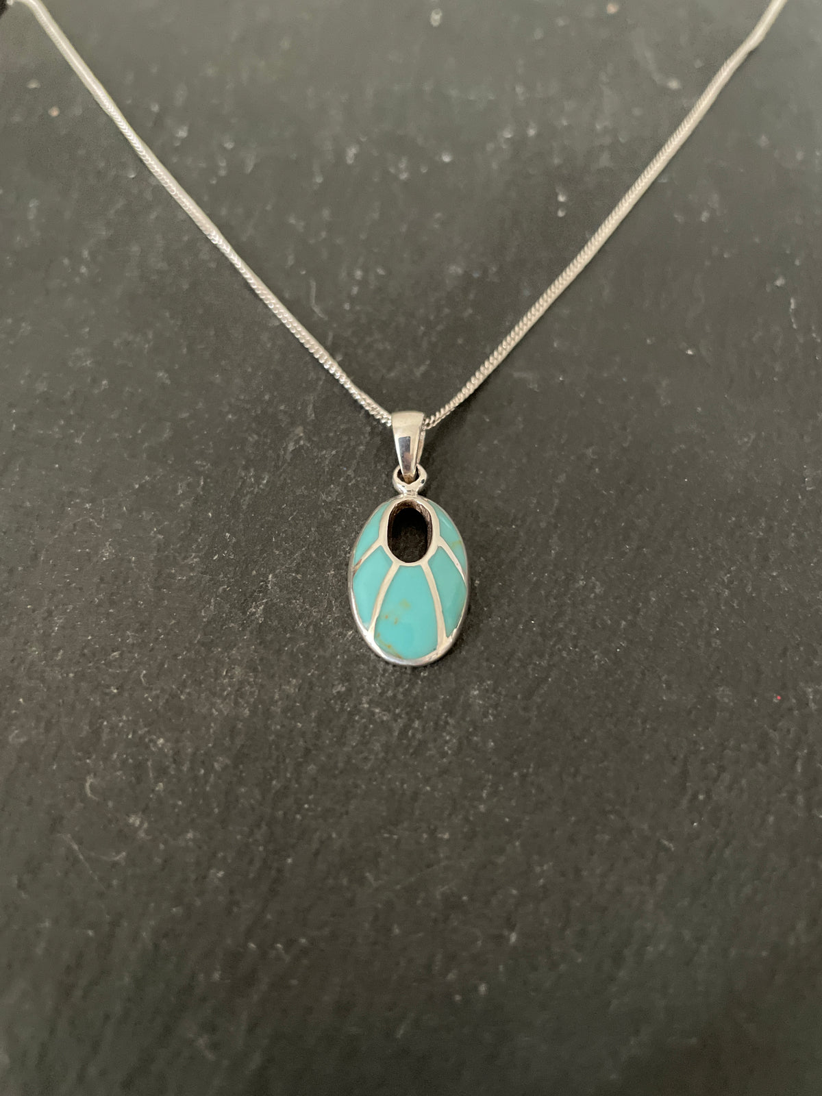Turquoise Oval Pendant
