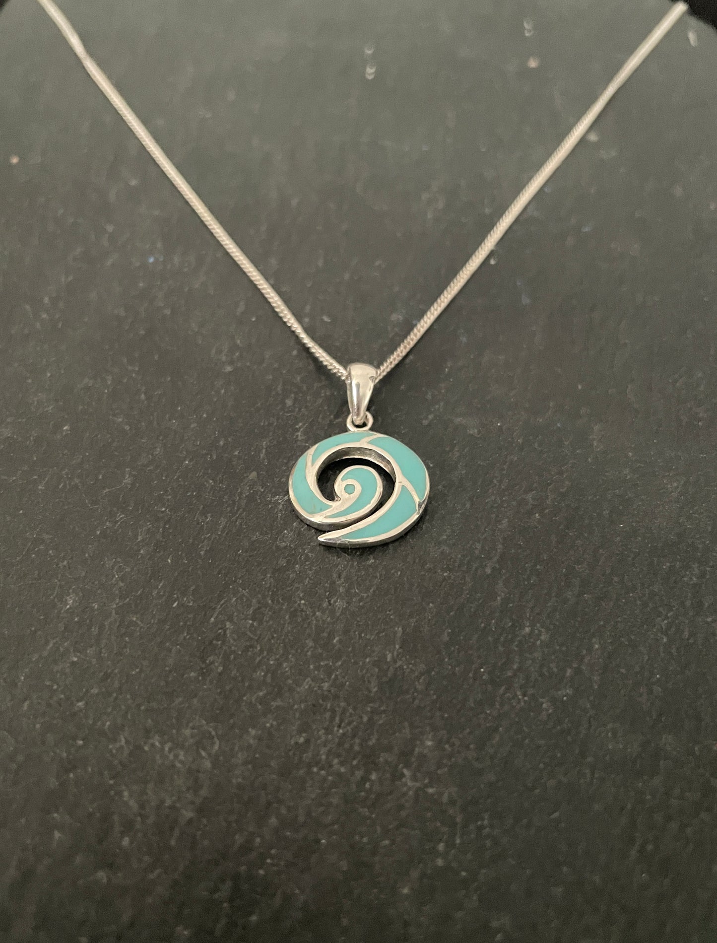 Turquoise Swirl Pendant