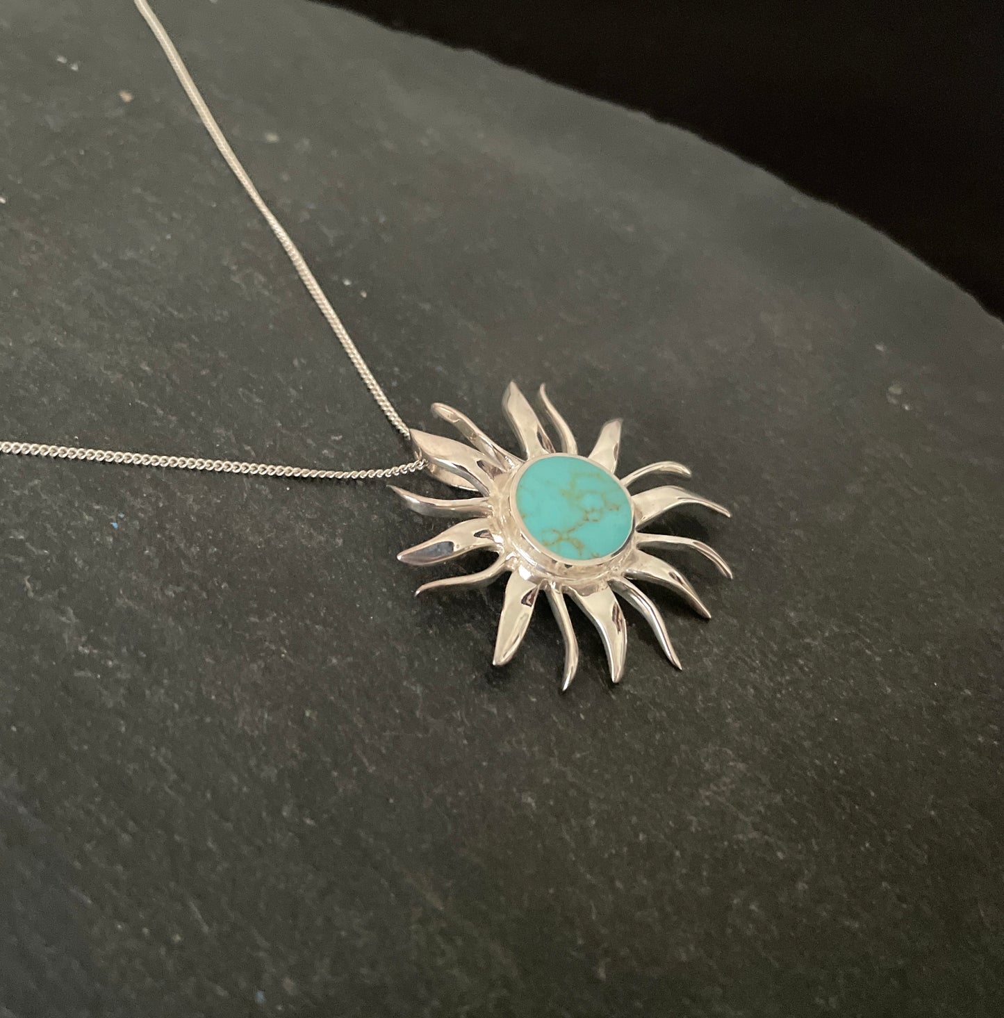Turquoise Sun Pendant