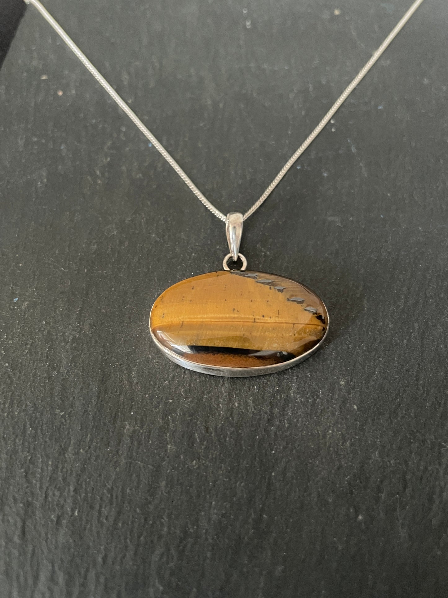 Tiger's Eye Oval Pendant image 2