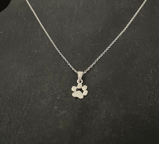 Silver Paw Pendant image 1