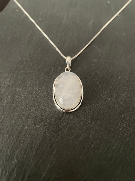 Oval Moonstone Pendant image 1