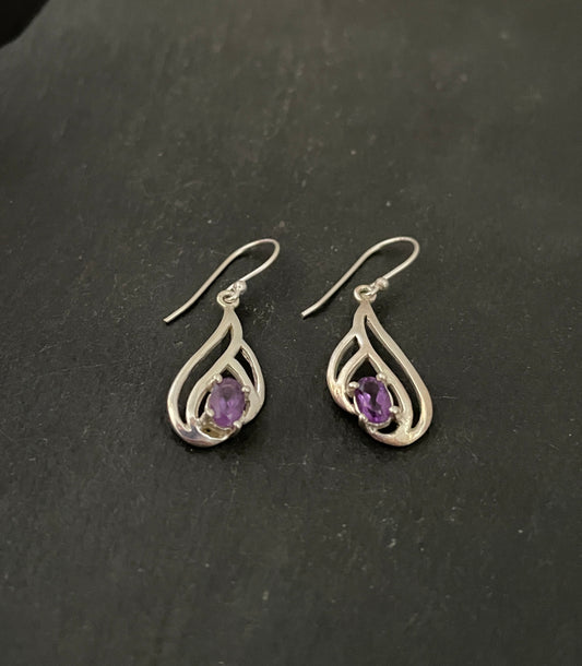 Amethyst Earrings image 1