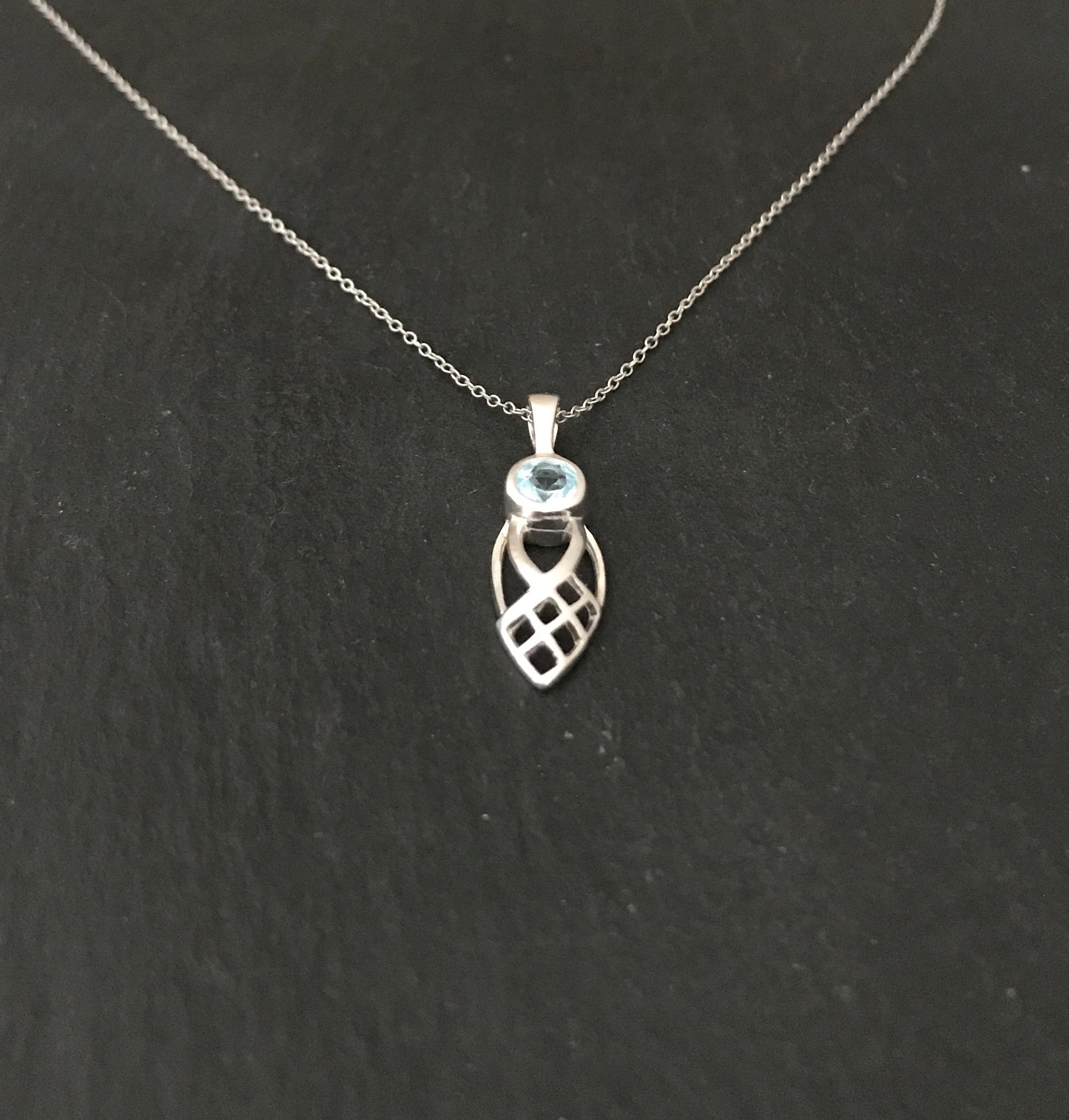 Blue Topaz Pendant image 1