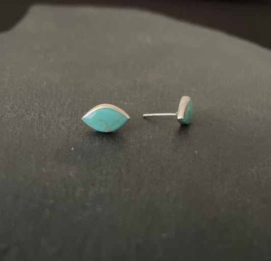 Turquoise Kite Stud Earrings image 1
