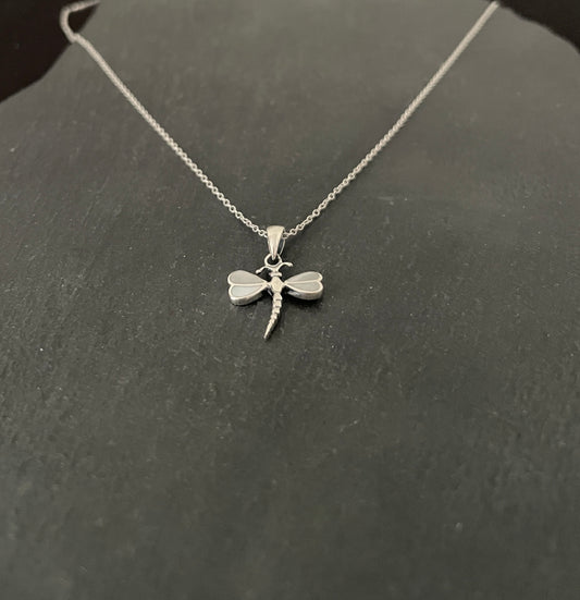 Mother of Pearl Dragonfly Pendant image 1
