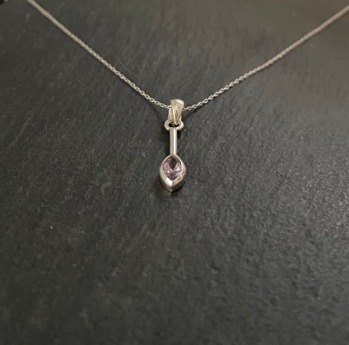 Amethyst Drop Pendant image 1