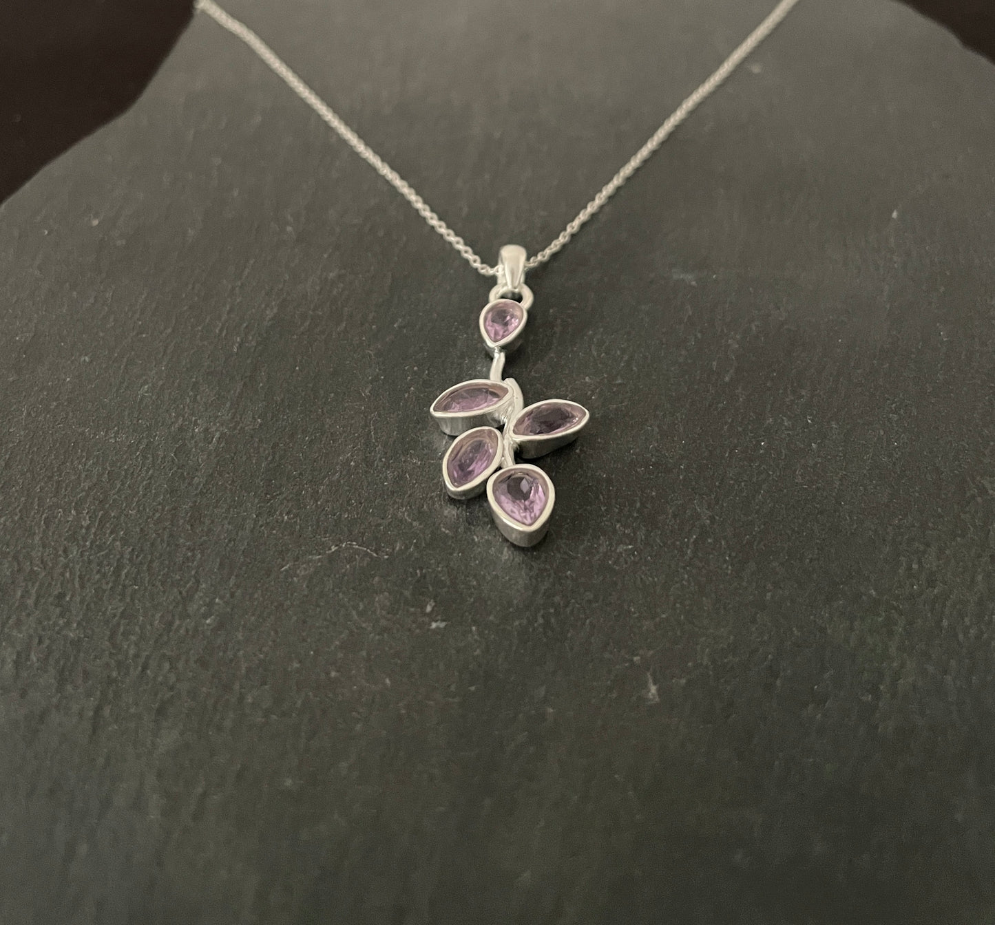 Amethyst and Silver Pendant image 1