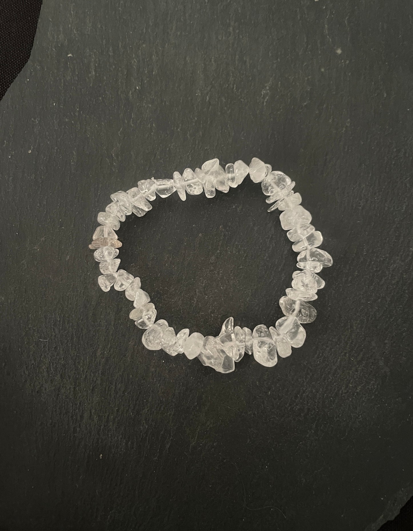 Clear Quartz Chip Bracelet image 1