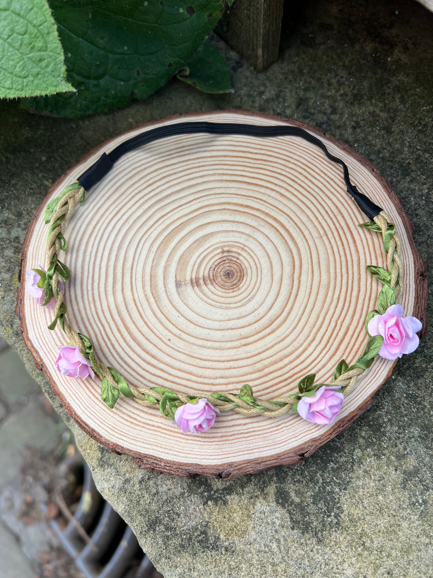 Pink Flower Headband image 1