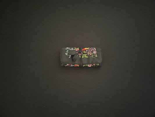 Black Flower Jewellery Wrap image 1