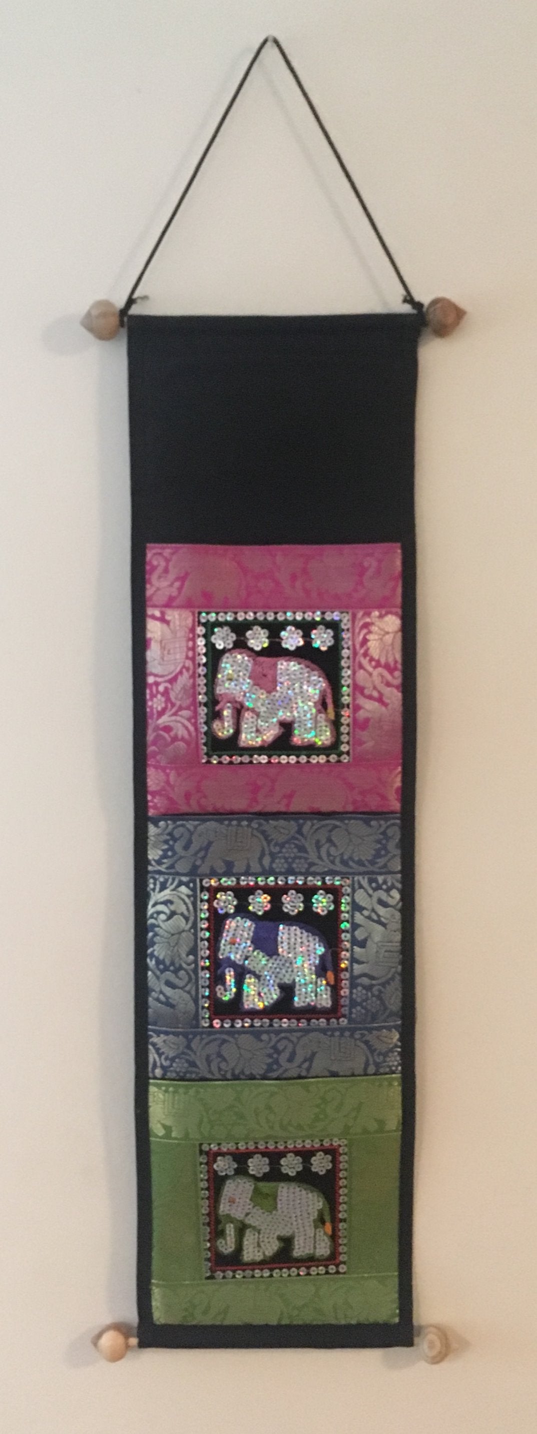 Pink, Blue and Green Hanger image 0
