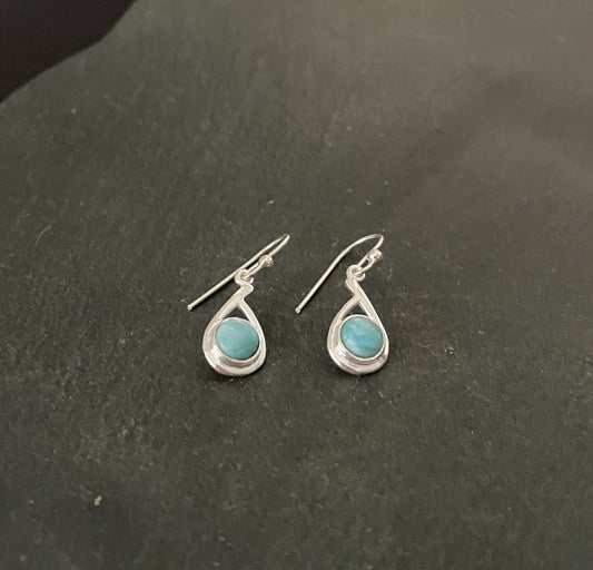 Larimar Drop Earrings image 1