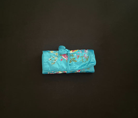 Light Blue Flower Jewellery Wrap image 1