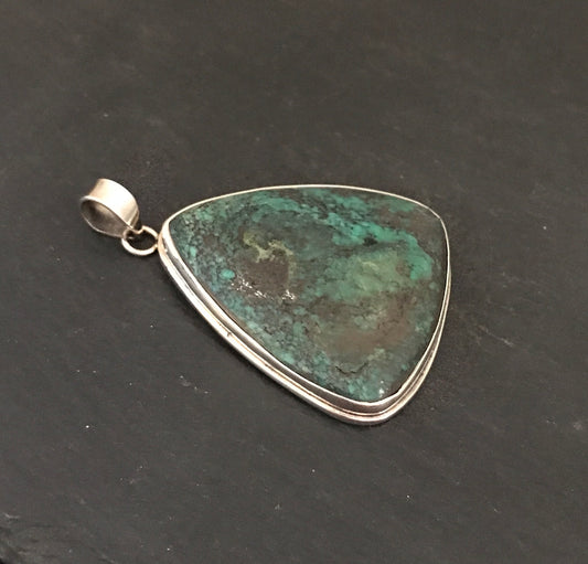 Turquoise Triangle Pendant image 1