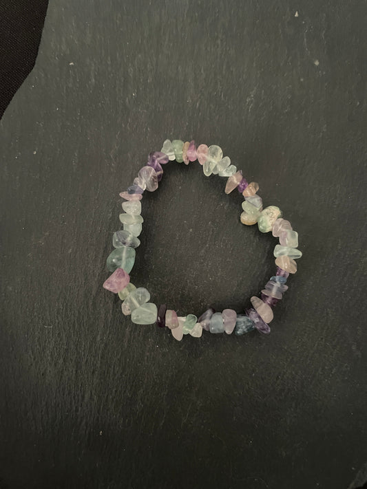 Fluorite Chip Bracelet image 1