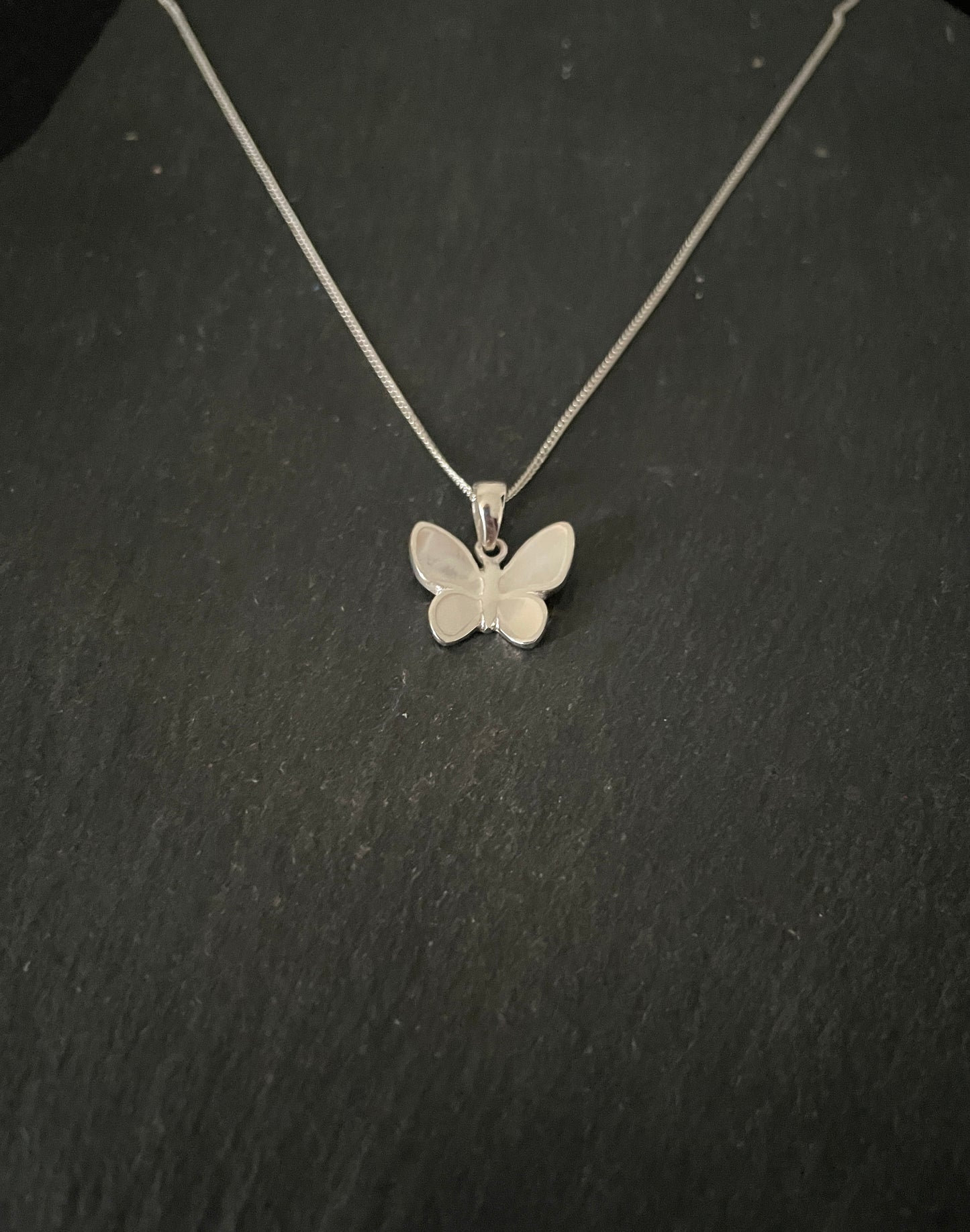 Mother of Pearl Butterfly Pendant image 1