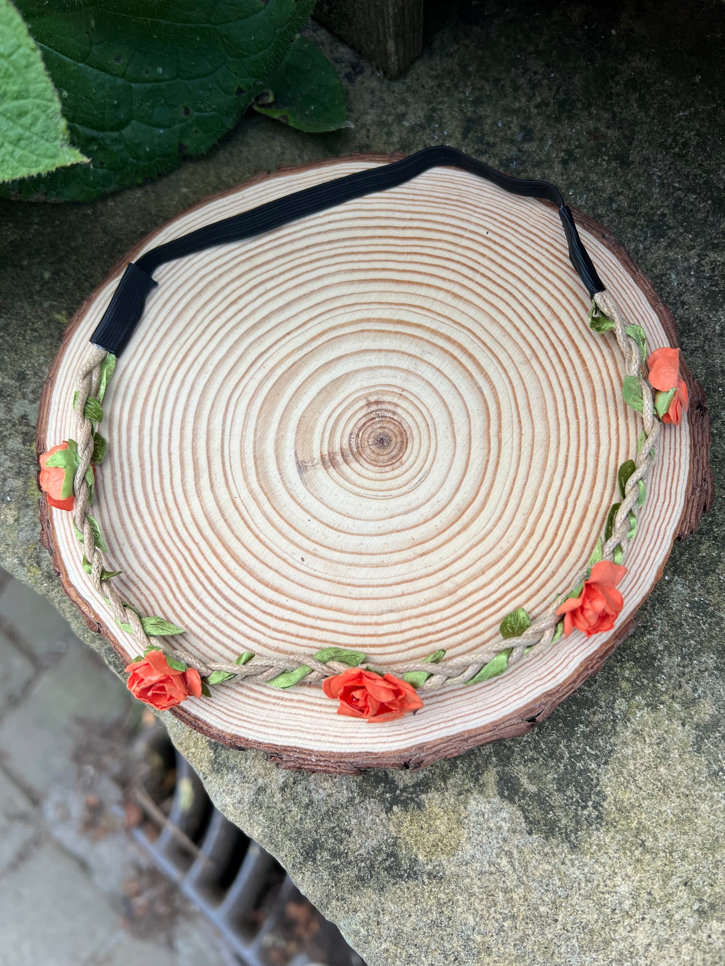 Orange Flower Headband image 1