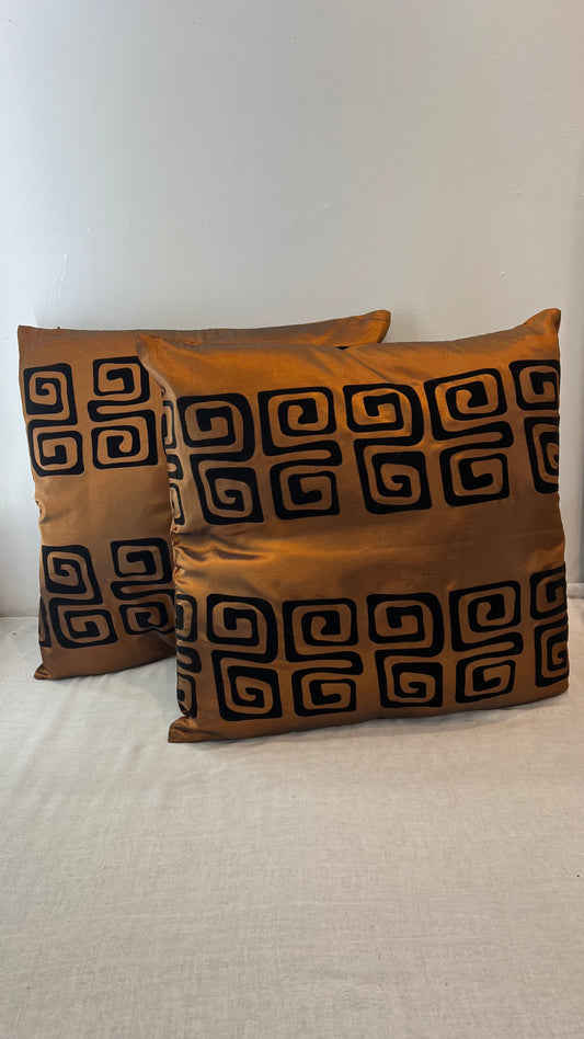 Swirl Pattern Cushion Covers image 1
