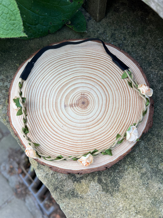 Peach Flower Headband image 1