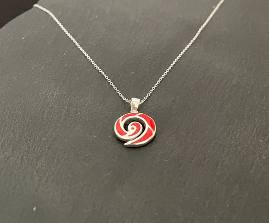 Coral Swirl Pendant image 1
