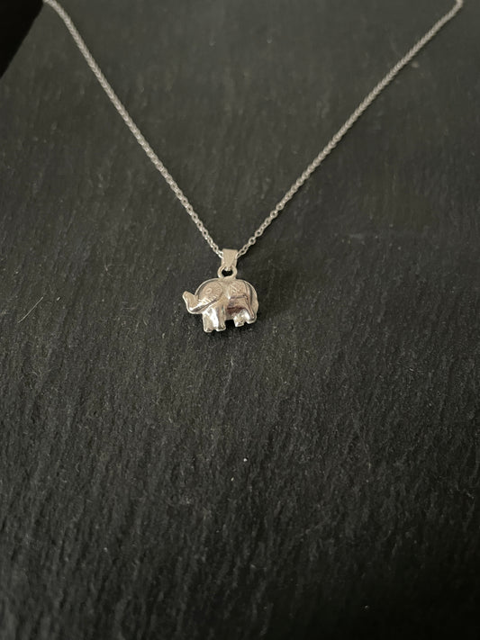 Silver Elephant Pendant image 1