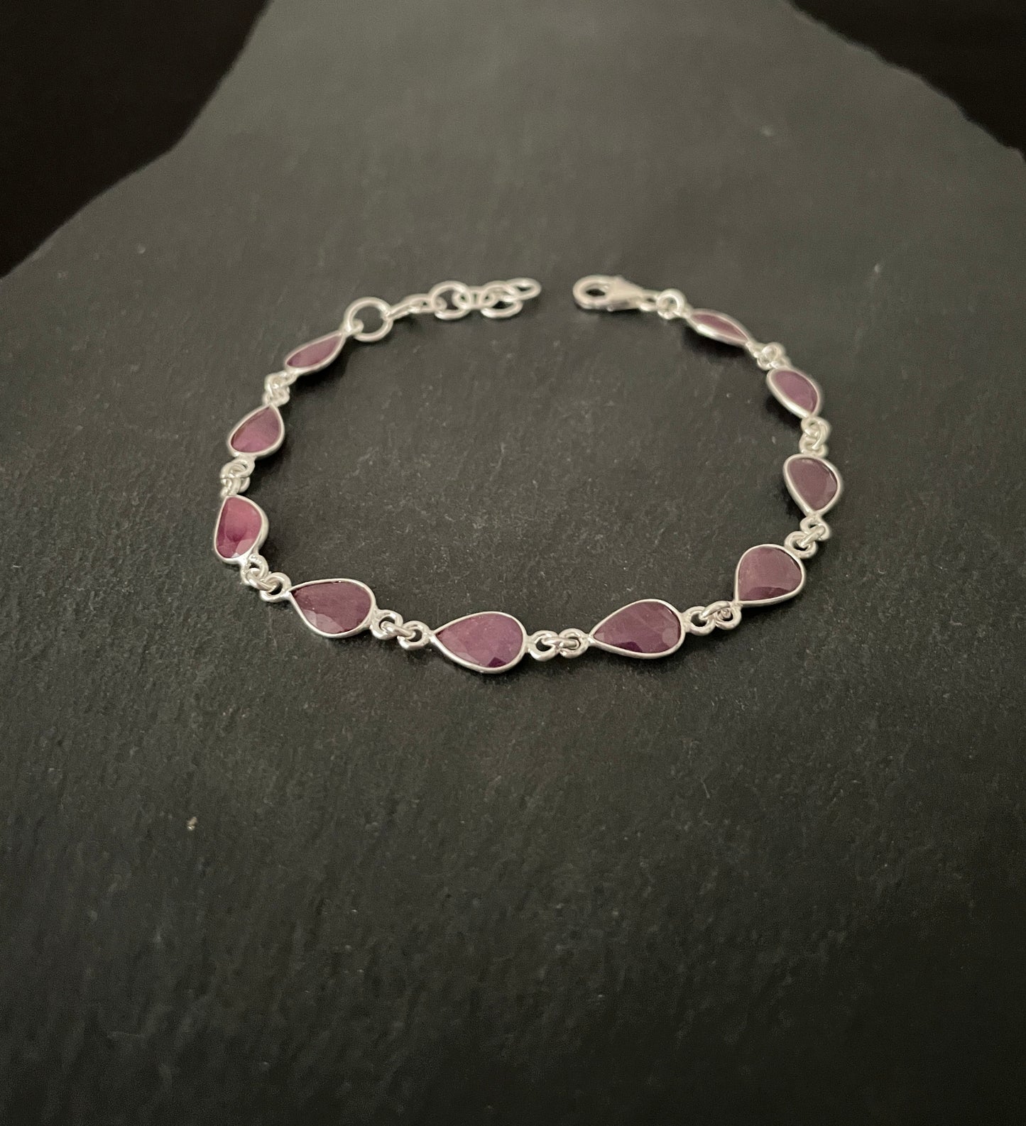 Teardrop Ruby Bracelet image 2